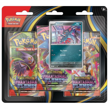 Pokemon Mega Evolution Phantasmal Flame Blister rinkinys (Sneasel)